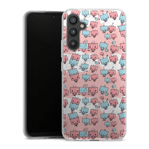 Coque Samsung Galaxy A34 5G originale Kawaïi Robots