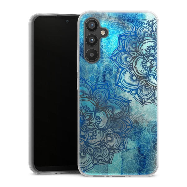 Coque pour Samsung A34 5G Blue Lost Mandala