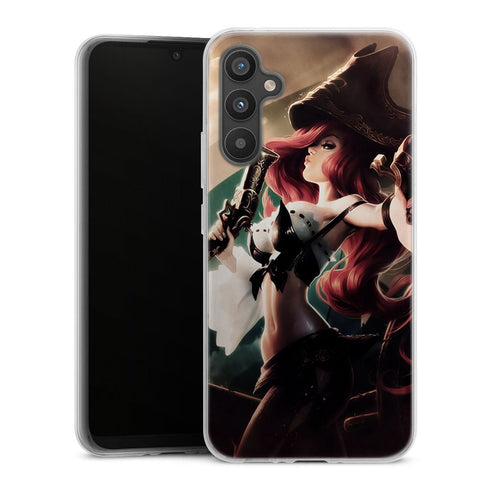 coque samsung A34 5G Manga Girl Pirate