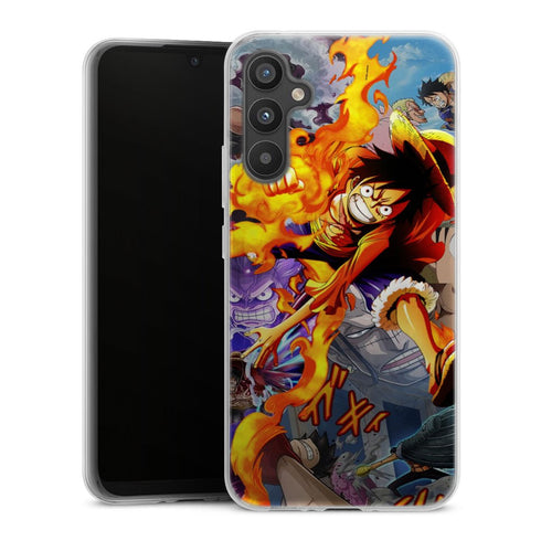 coque samsung A37 5G One Piece Luffy Attack