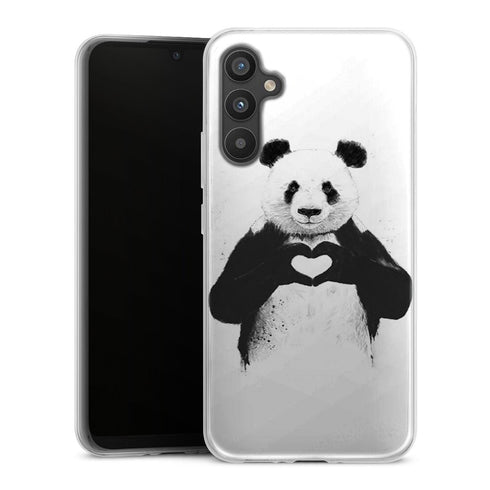Coque Samsung Galaxy A34 5G Panda Love