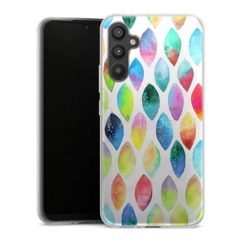 Coque A34 5G Plumes Watercolors pour Samsung galaxy