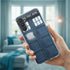 Coque insolite Samsung A34 5G Police Box, protection silicone anti-chocs aesthetic fun