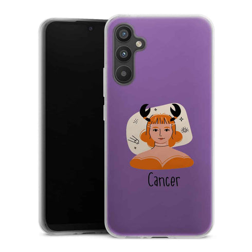 Coque gel silicone Samsung A34 5G Zodiac Cancer