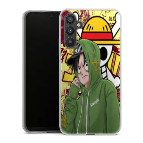 coque samsung A34 5G Singe Luffy