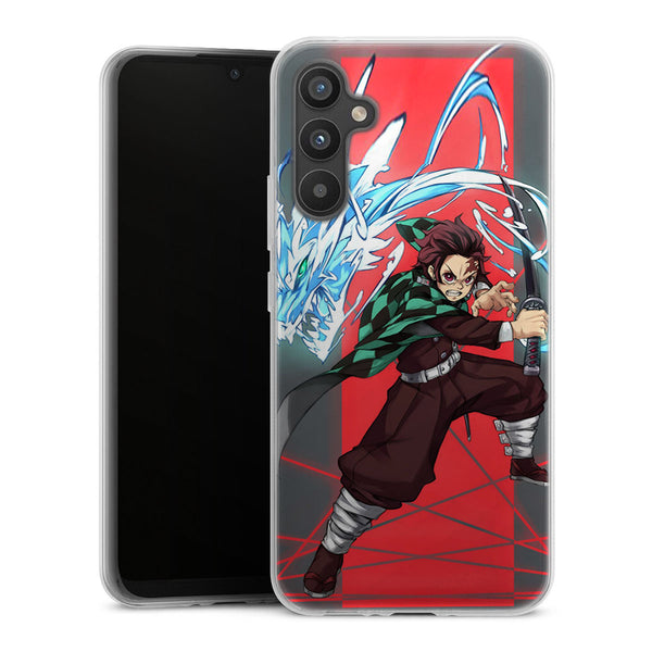 coque samsung A37 5G Tanjiro Dragon Phone