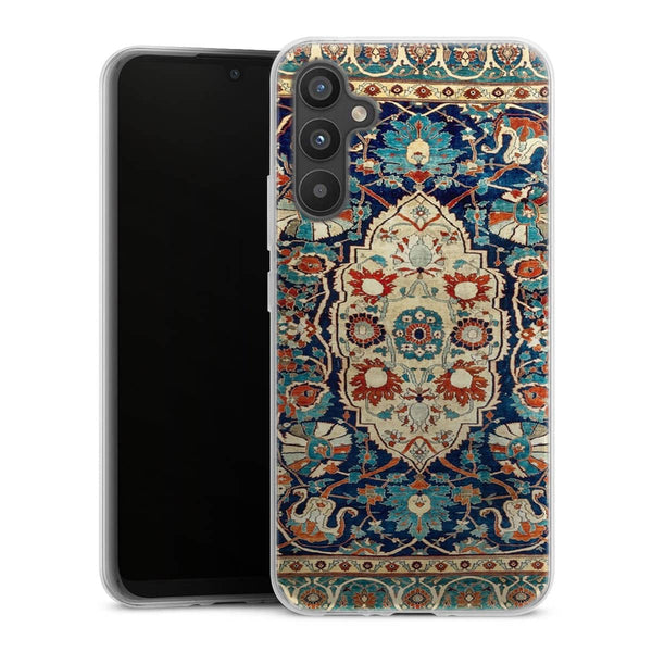 Coque Samsung Galaxy A34 5G Tapis en soie persan Heriz ou Tabriz