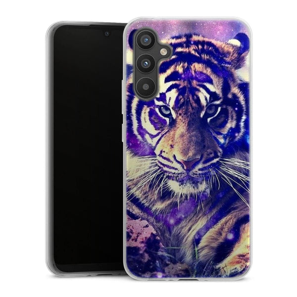 Coque Samsung Galaxy A34 5G Tigre Bleu de Russie