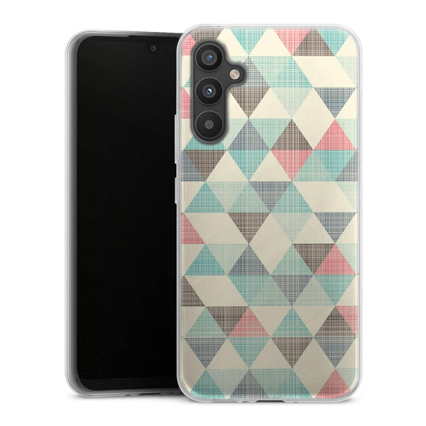 Coque pour Samsung A34 5G Triangles Vintage