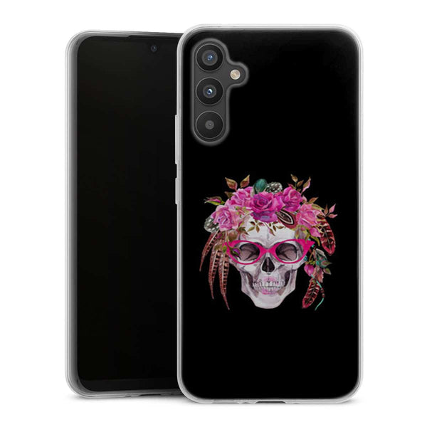 Coque Samsung A34 5G Watercolor Human Skull