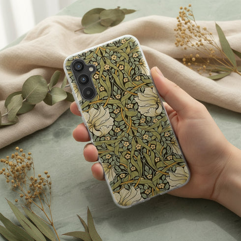 coque téléphone antichoc pas chère à offrir motif à fleurs Jaunes pour Samsung Galaxy a34 5g