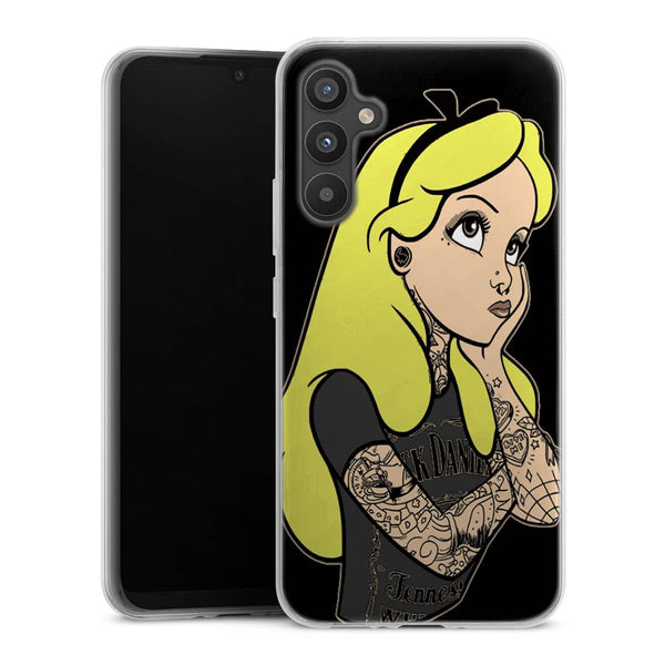 Coque Samsung A34 5G Alice Jack Daniels Tatoo