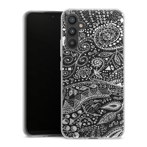 Coque pour Samsung A34 5G Aztec bw handmade