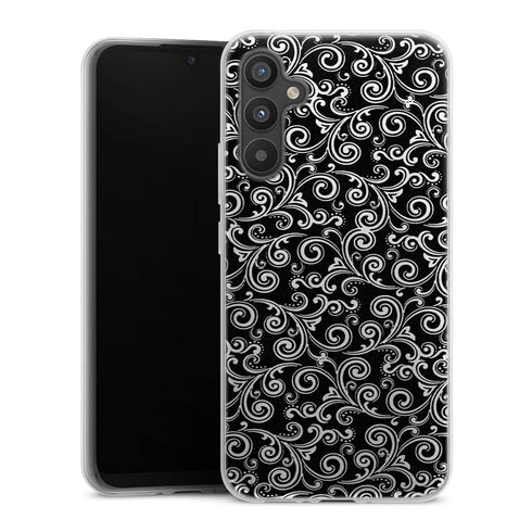 Coque Samsung A34 5G Black and white swirls