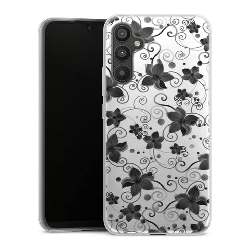 Coque Samsung Galaxy A34 5G Black Flower