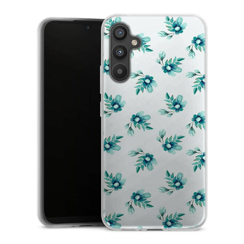 Coque Samsung Galaxy A34 5G Blue Flowers