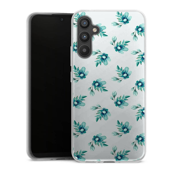 Coque Samsung Galaxy A34 5G Blue Flowers