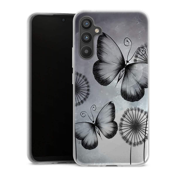 Coque Samsung Galaxy A34 5G Butterflies Dandelion