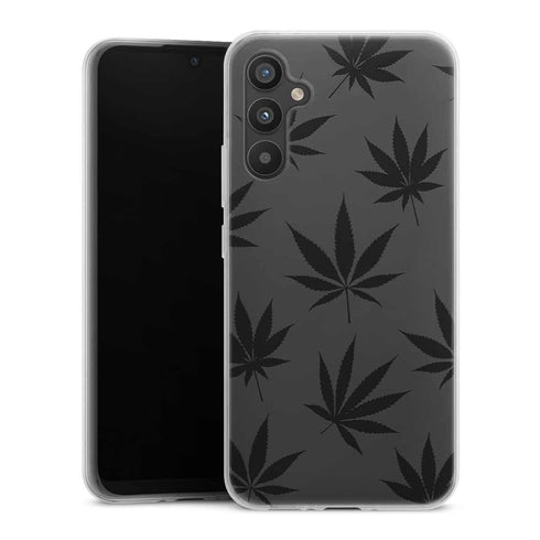 Coque pour Samsung A34 5G Canabis Leaf Pattern