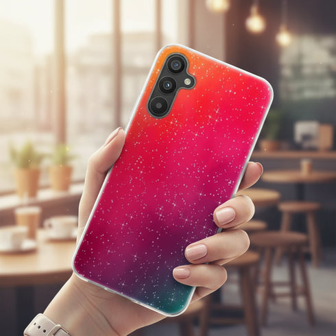 Etui pour Galaxy a34 5g aesthetic, motif Colorful Galaxy pour les filles.