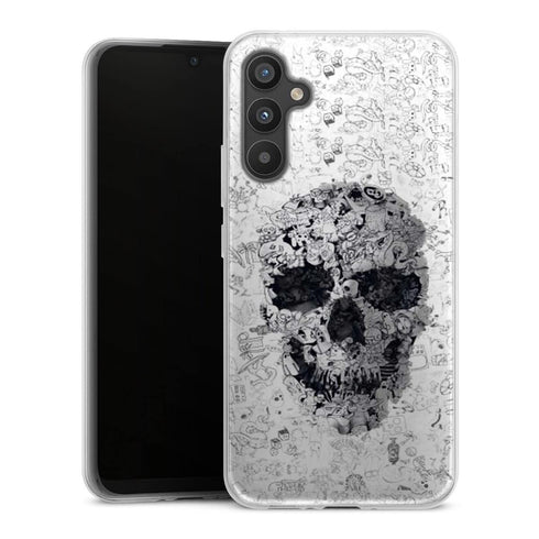 Coque Samsung A34 5G Doodle Skull