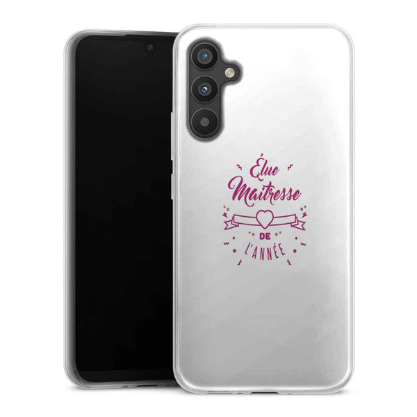 Coque Samsung Galaxy A34 5G Elue maitresse de l'annee cadeau professeur