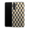 Coque pour Samsung A34 5G Glitter triangles in gold black and nude