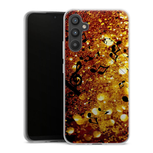 Coque pour Samsung A34 5G Golden Music