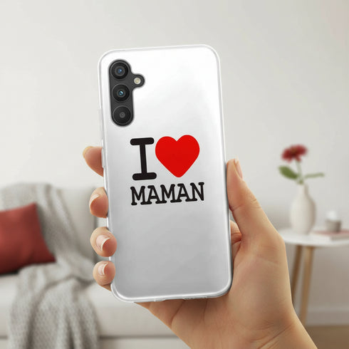 Coque de smartphone Samsung A34 5G I Love Maman