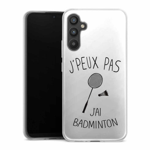 Coque Samsung Galaxy A34 5G Je peux pas j'ai Badminton