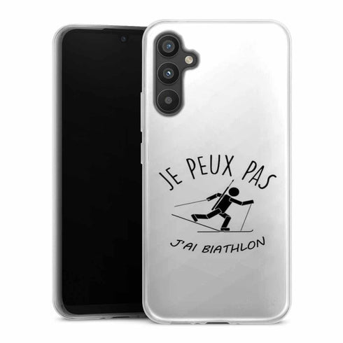 Coque Samsung Galaxy A34 5G Je peux pas j'ai Biathlon