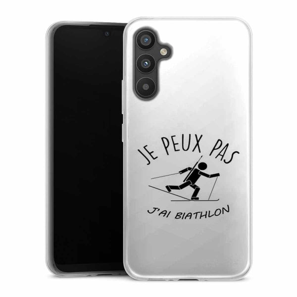 Coque Samsung Galaxy A34 5G Je peux pas j'ai Biathlon
