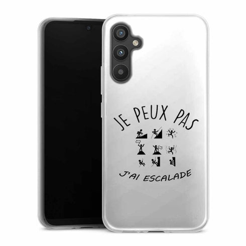 Coque Samsung Galaxy A34 5G Je peux pas j'ai Escalade