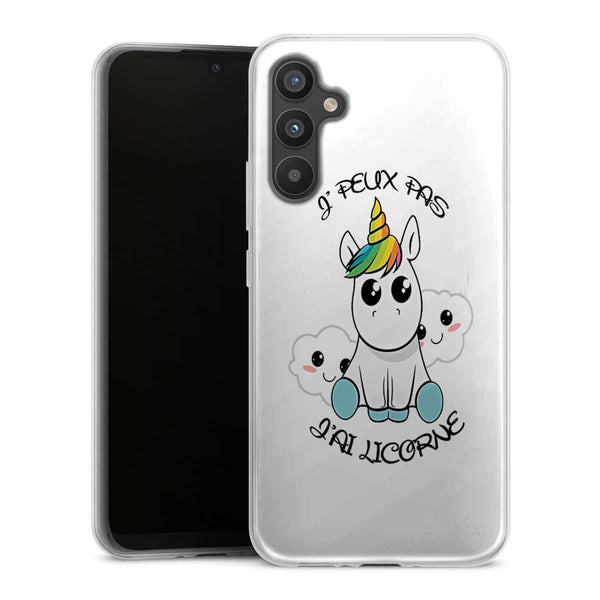 Coque Samsung A34 5G Je Peux pas j'ai Licorne