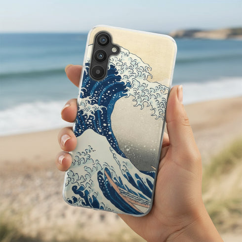 Coque téléphone renforcée pour Samsung Galaxy A34 5G Kanagawa Wave
