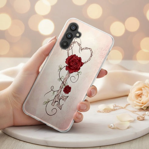 Coque telephone galaxy a34 5g attrape rêves Key of Love