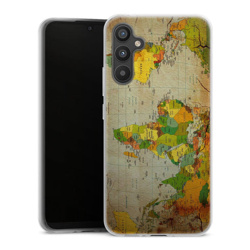 Coque Samsung Galaxy A34 5G Mappemonde