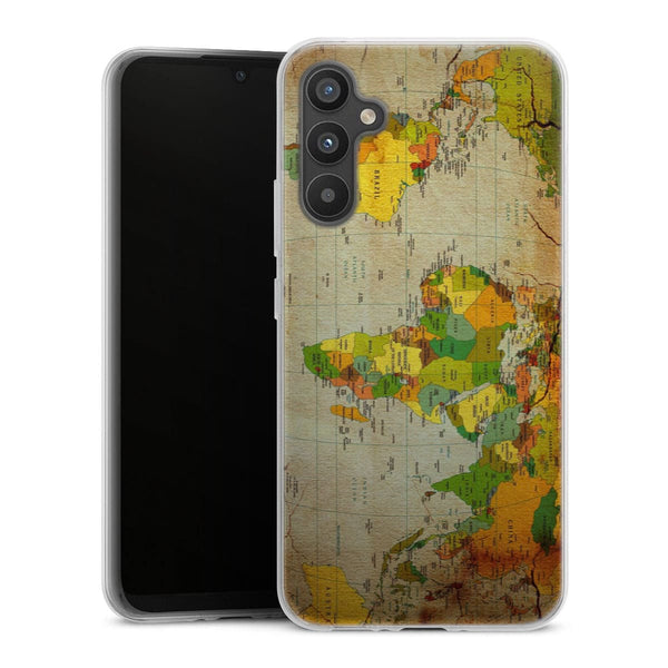 Coque Samsung Galaxy A34 5G Mappemonde