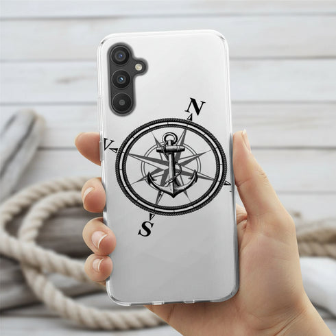 Accent marin, coque robuste pour samsung a34 5g