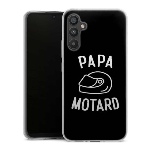 Coque Samsung Galaxy A34 5G Papa Motard Passion