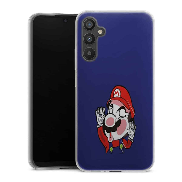 Coque Telephone Samsung Galaxy A34 5G Plumber stuck between the glass