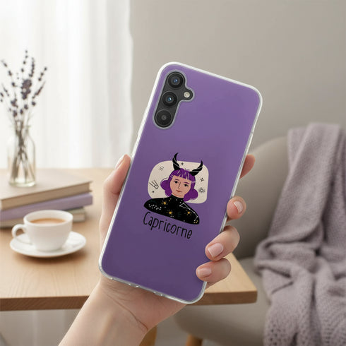 Signe Astro capricorne , coque de tel portable Samsung Galaxy a34 5g pour les femmes