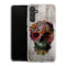 Coque pour Samsung A34 5G Skull flowers gardening