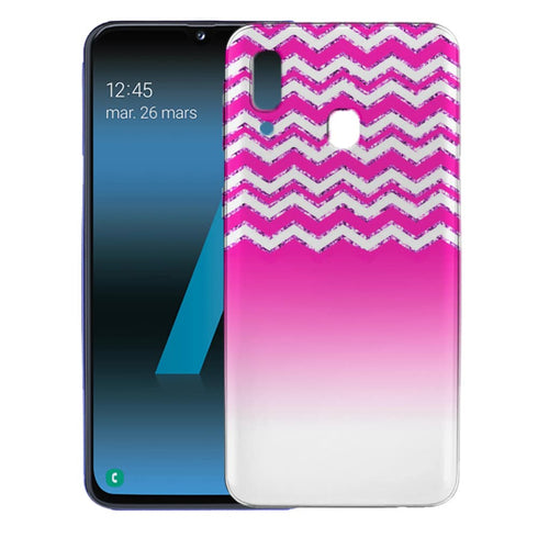 Dégradé Rose - Coque portable en Silicone pour Samsung A40