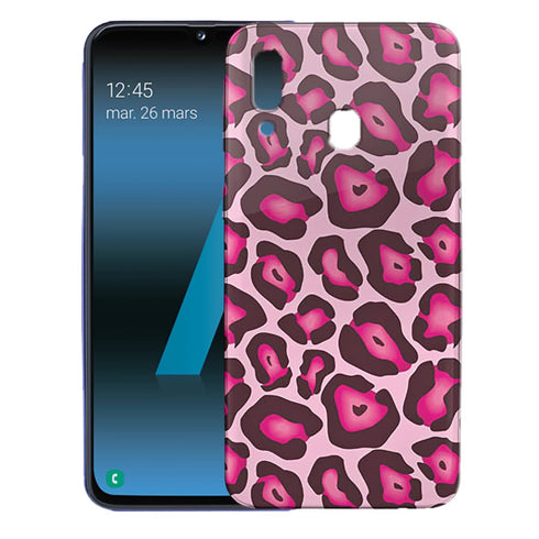 Leopard Rose, Coque antichocs Samsung Galaxy A40 - Fun