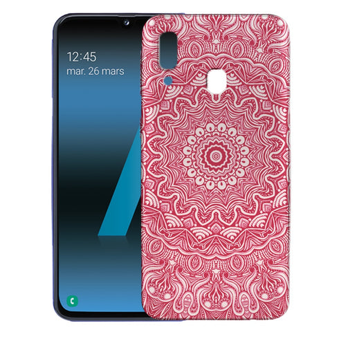 Fun, Mandala Rouge - Coque Telephone A40 SAMSUNG