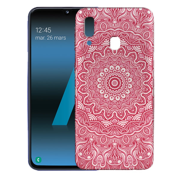 Fun, Mandala Rouge - Coque Telephone A40 SAMSUNG