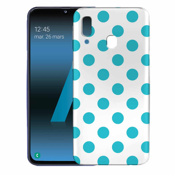 Fun, Pois Bleus - Coque pas Cher Samsung Galaxy A40