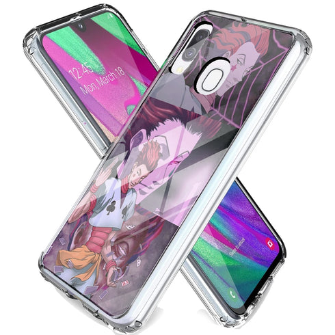 Hisoka, Coque de verre Trempé incassable pour Samsung Galaxy A40 motif Manga Hunter X Hunter