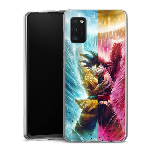 Goku et Black Goku | Coque Telephone iPhone, Samsung Galaxy, Huawei, Oppo, Xiaomi - Silicone, SAMSUNG A41
